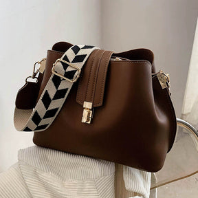Bolsa Retrô de Couro - Wide Strap Loja da Dryka 