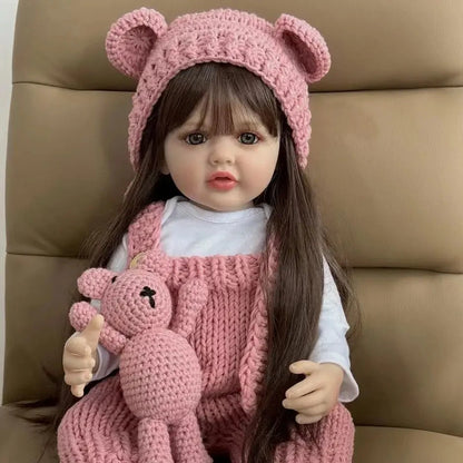 Boneca Bebê Reborn de Silicone brinquedo 037 Loja da Dryka 