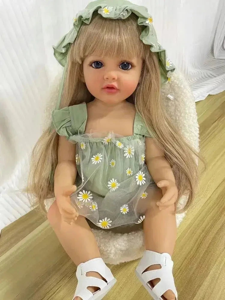 Boneca Bebê Reborn de Silicone brinquedo 037 Loja da Dryka Jina 