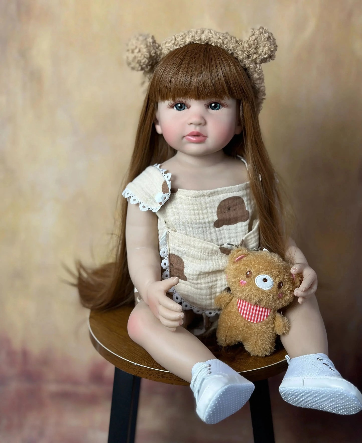 Boneca Bebê Reborn de Silicone brinquedo 037 Loja da Dryka Nala 