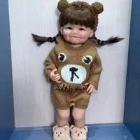 Boneca Bebê Reborn de Silicone brinquedo 037 Loja da Dryka Sheila 