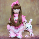 Boneca Reborn Realista de Silicone Loja da Dryka 60cm 