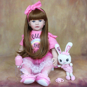 Boneca Reborn Realista de Silicone Loja da Dryka 60cm 