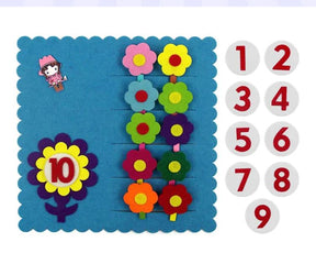 Brinquedo Educacional Dedos Matemáticos brinquedo 003 lojadadryka Flores 
