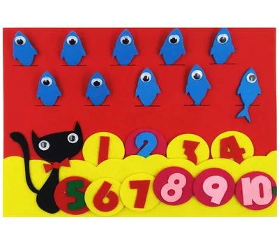 Brinquedo Educacional Dedos Matemáticos brinquedo 003 lojadadryka Gato & Peixe 
