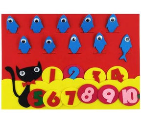 Brinquedo Educacional Dedos Matemáticos brinquedo 003 lojadadryka Gato & Peixe 