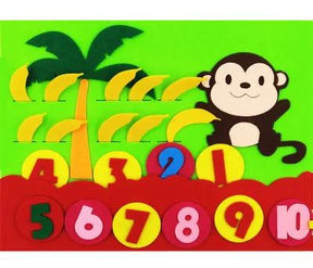 Brinquedo Educacional Dedos Matemáticos brinquedo 003 lojadadryka Macaco 