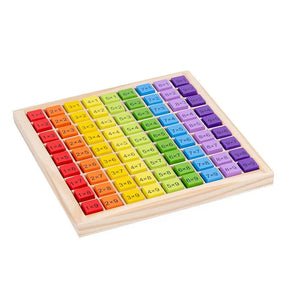 Brinquedo Educativo Montessoriano- Tabuleiro da Multiplicação Loja da Dryka Colorido 