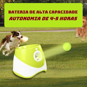 Brinquedo Lançador Automático de Bolas - Pet Ball pet shop - brinquedo lancador Loja da Dryka 