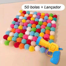 Brinquedo Lançador de Bolas para Gatos Loja da Dryka 50 bolas + Lançador 