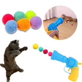 Brinquedo Lançador de Bolas para Gatos Loja da Dryka 