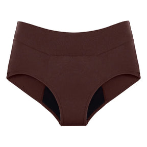 Calcinha para Incontinência Urinária e Períodos Menstruais - Triple Confort calcinha vazamanto Loja da Dryka Marrom Escuro XP 