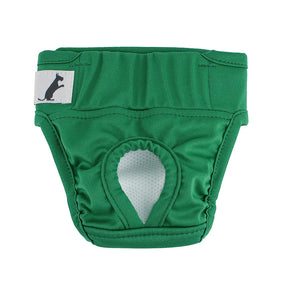 Calcinha Pet Reutilizável calcinha pet 001 Loja da Dryka P Verde 