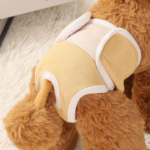 Calcinha Pet Reutilizável calcinha pet 002 Loja da Dryka Amarela P 