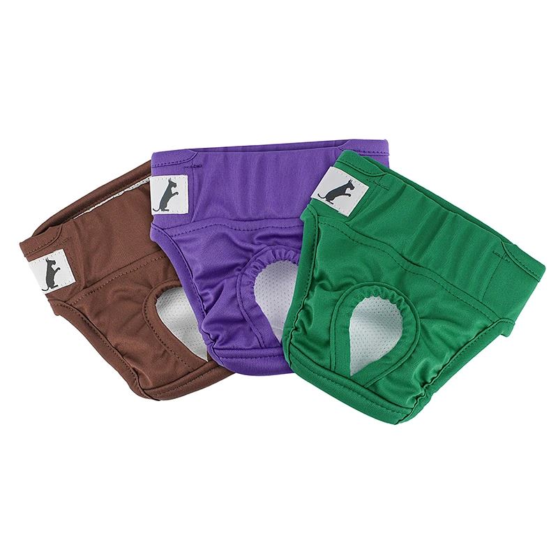 Calcinha Pet Reutilizável - Pet Clean Pet Shop 004 Loja da Dryka P Kit 3pçs - MIX Cores 