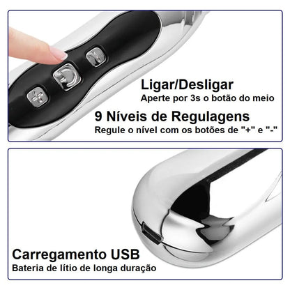 Caneta Acupuntura Massageadora Recarregável Bem Estar acupuntura lojadadryka 