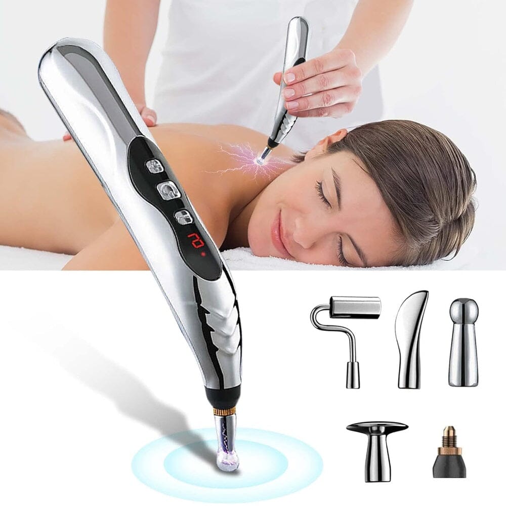 Caneta Acupuntura Massageadora Recarregável Bem Estar acupuntura lojadadryka 