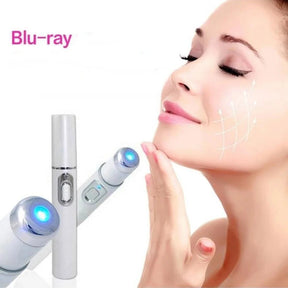 Caneta Antiacne com Luz Azul – Tratamento Estético para Espinhas, Cicatrizes e Varizes luz azul acne e manchas Loja da Dryka 