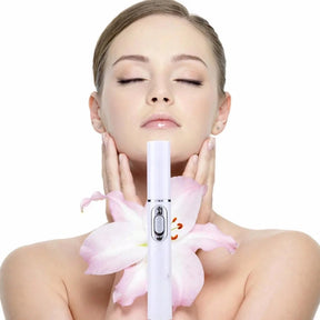 Caneta Antiacne com Luz Azul – Tratamento Estético para Espinhas, Cicatrizes e Varizes luz azul acne e manchas Loja da Dryka 