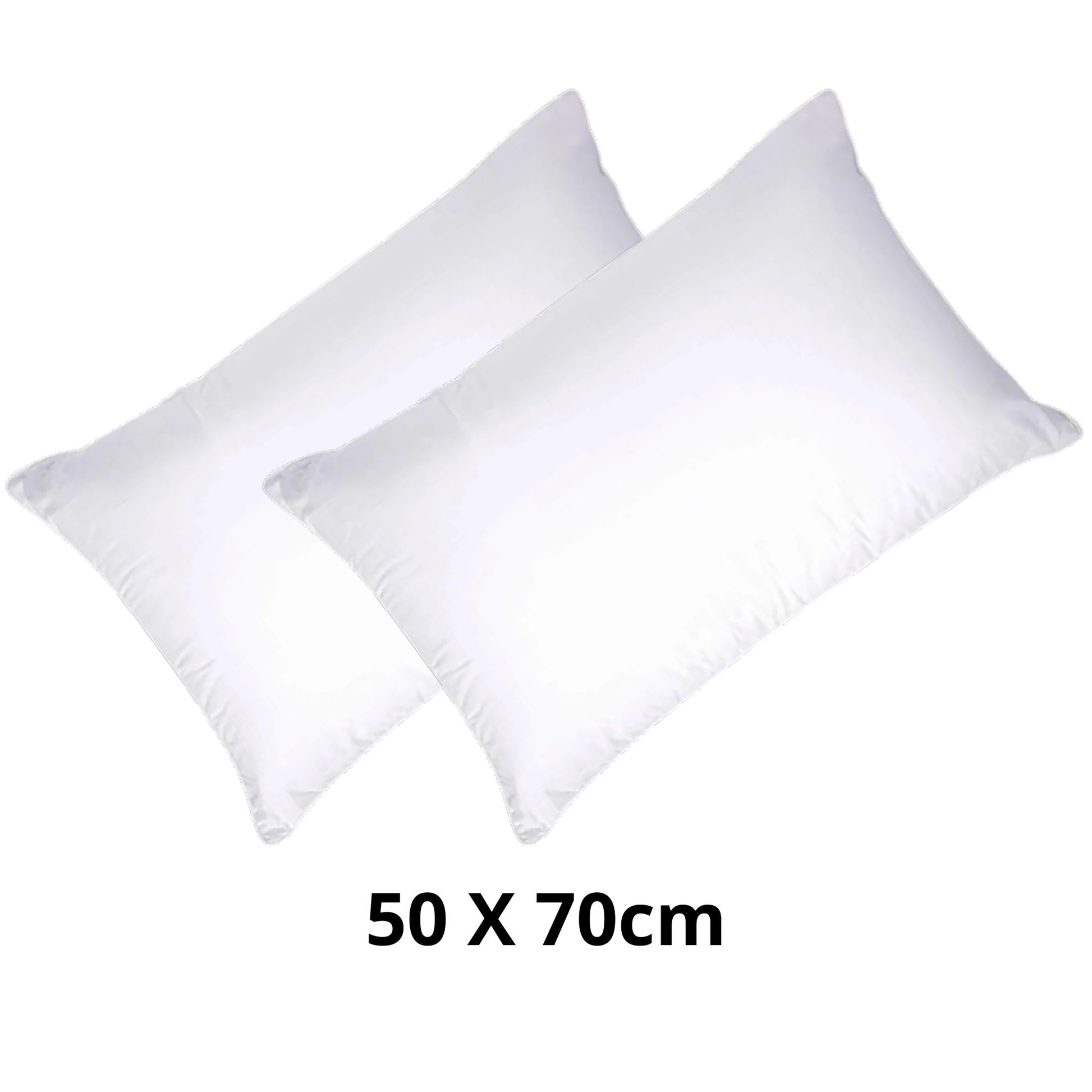 Capa de Travesseiro Impermeável Antialérgica - Soft Plus capa de travesseiro 001 Loja da Dryka Branco - 2 unids 50x70cm 
