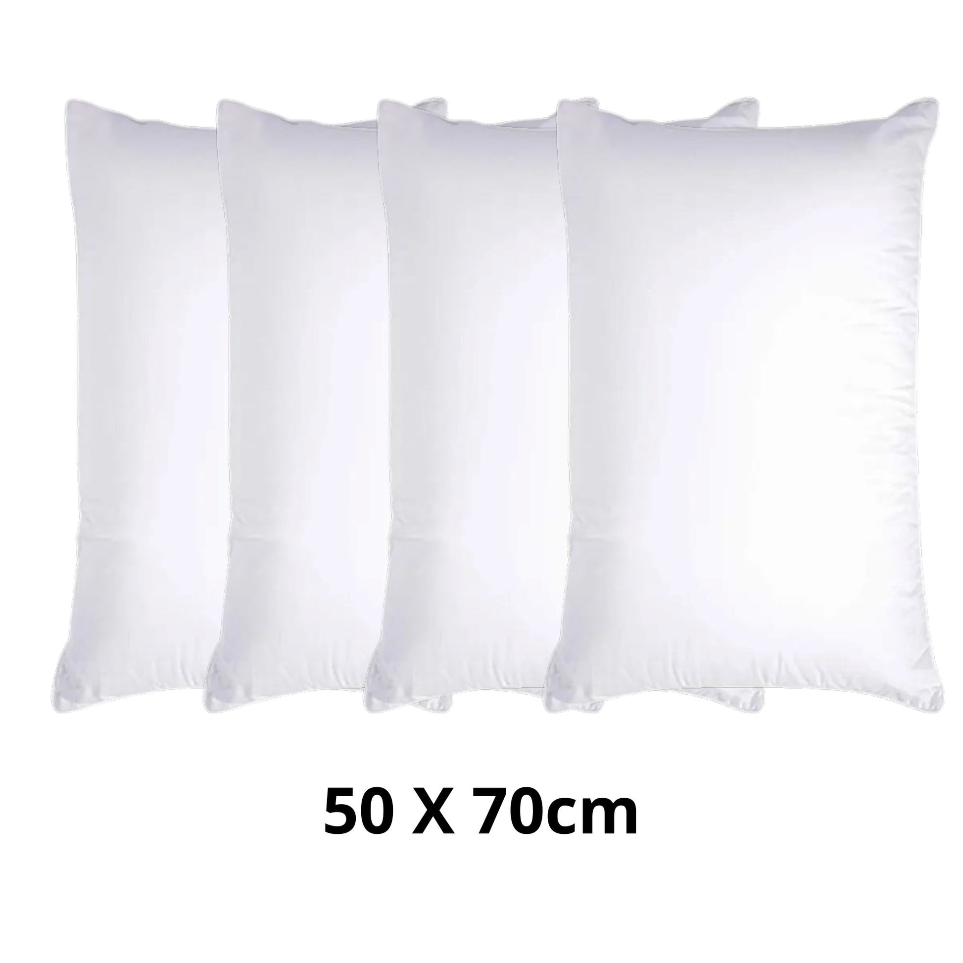 Capa de Travesseiro Impermeável Antialérgica - Soft Plus capa de travesseiro 001 Loja da Dryka Branco - 4 unids 50x70cm 