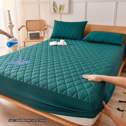 Capa Protetora de Colchão à prova d'água Acolchoada- Easy Sleep Loja da Dryka 120x200cm Verde 
