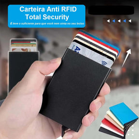 Carteira Anti RFID - Total Security acessorio - carteira antifurto lojadadryka 