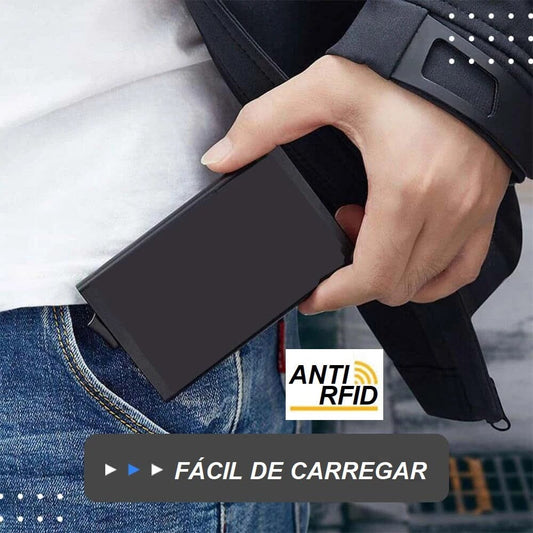 Carteira Anti RFID - Total Security acessorio - carteira antifurto lojadadryka 