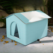 Casinha para Cachorro e Gatos - Thermo Pet casa de gatos impermeavel Loja da Dryka Azul P - 33x33x33cm 