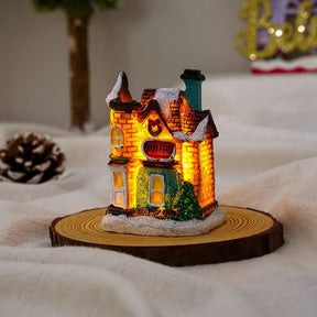 Casinhas Decorativas Iluminadas de Natal + Fita LED 2m Brinde Natal 001 Loja da Dryka A + Fita LED 2m Brinde 