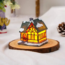 Casinhas Decorativas Iluminadas de Natal + Fita LED 2m Brinde Natal 001 Loja da Dryka D + Fita LED 2m Brinde 