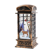 Christmas Candles Light Led Snow Deer Lantern Light Vintage Castle Santa Snowman Hanging Lantern Lamp New Year Party Decoration Loja da Dryka A13 12.5cm 