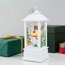 Christmas Candles Light Led Snow Deer Lantern Light Vintage Castle Santa Snowman Hanging Lantern Lamp New Year Party Decoration Loja da Dryka A17 19.5cm 