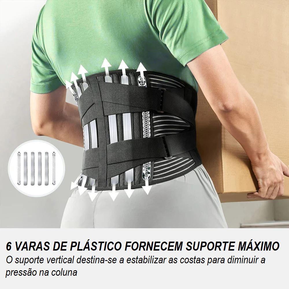 Cinta Lombar para Coluna Ortopédica - Lombax Pro cinta lombax pro Loja da Dryka 