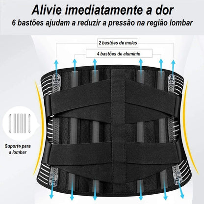Cinta Lombar para Coluna Ortopédica - Lombax Pro cinta lombax pro Loja da Dryka 