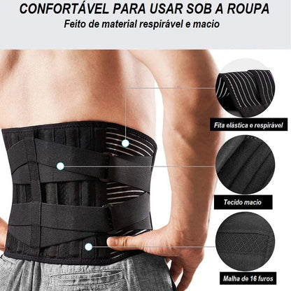 Cinta Lombar para Coluna Ortopédica - Lombax Pro cinta lombax pro Loja da Dryka 