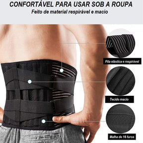 Cinta Lombar para Coluna Ortopédica - Lombax Pro cinta lombax pro Loja da Dryka 