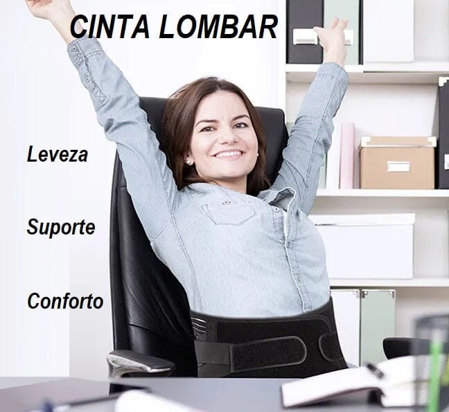 Cinta Lombar para Coluna Ortopédica - Lombax Pro cinta lombax pro Loja da Dryka 
