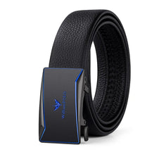Cinto Masculino de Couro - William Polo acessorio masculino 006 Loja da Dryka B Azul 130cm 