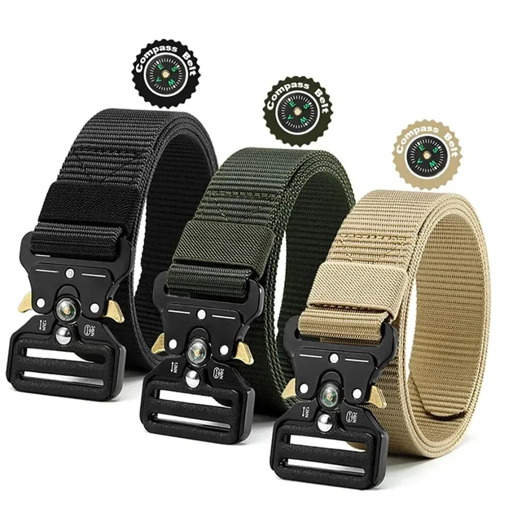 Cinto Tático Masculino Militar com Bússola acessorio masculino 004 Loja da Dryka 