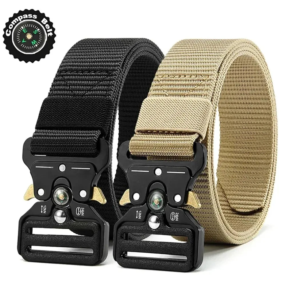 Cinto Tático Masculino Militar com Bússola acessorio masculino 004 Loja da Dryka 