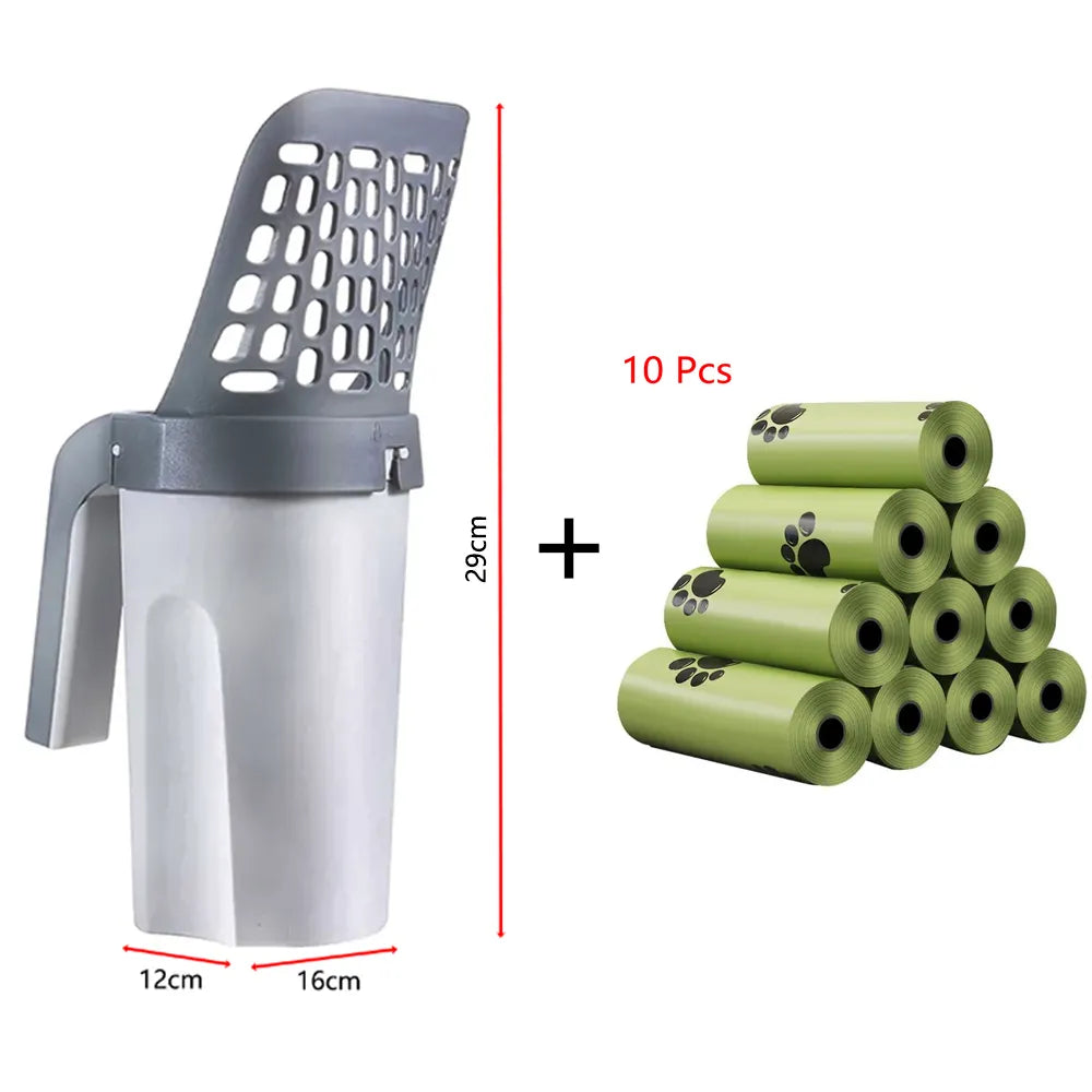 Coletor Para Gatos - Cat Clean Loja da Dryka With 10 rolls of bag 