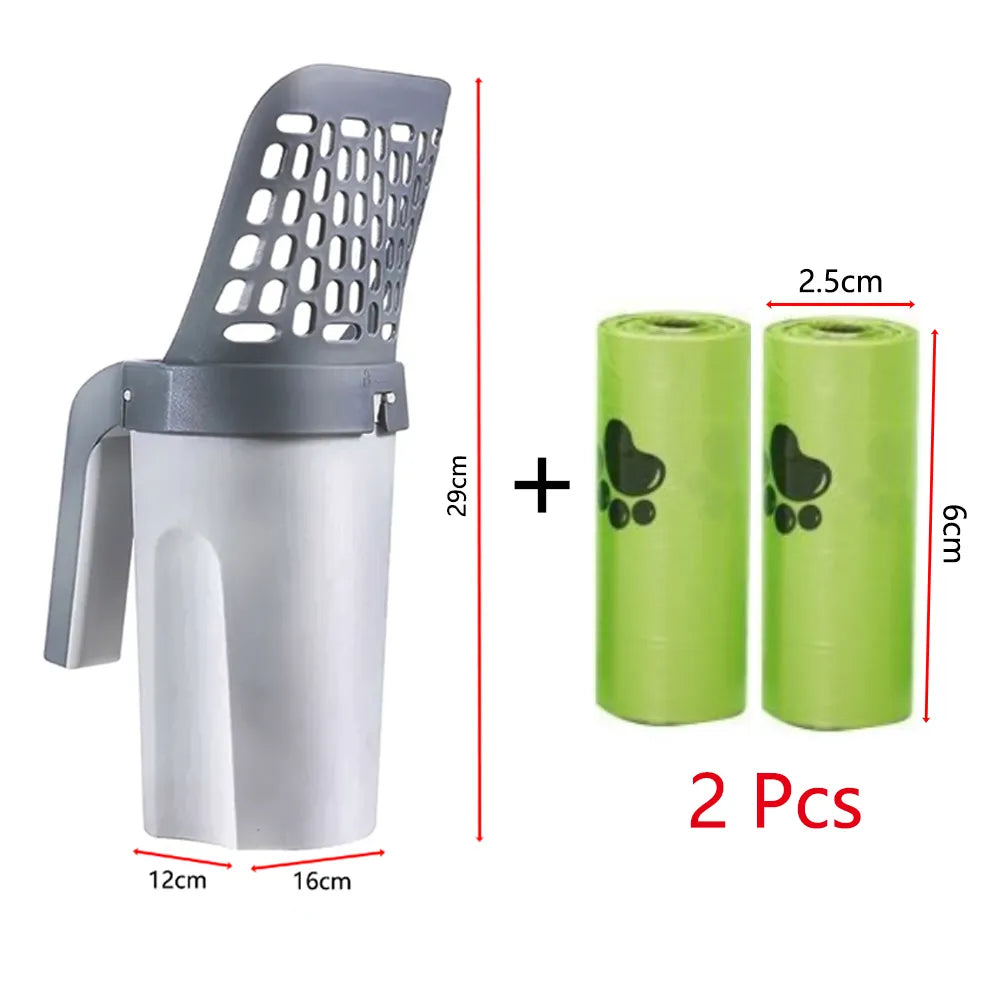 Coletor Para Gatos - Cat Clean Loja da Dryka With 2 rolls of bag 