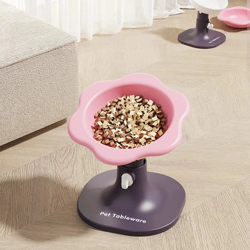 Comedouro e Bebedouro para Gatos Elevado e Ergonômico - Cat Flowers Comedouro cat flowers Loja da Dryka 