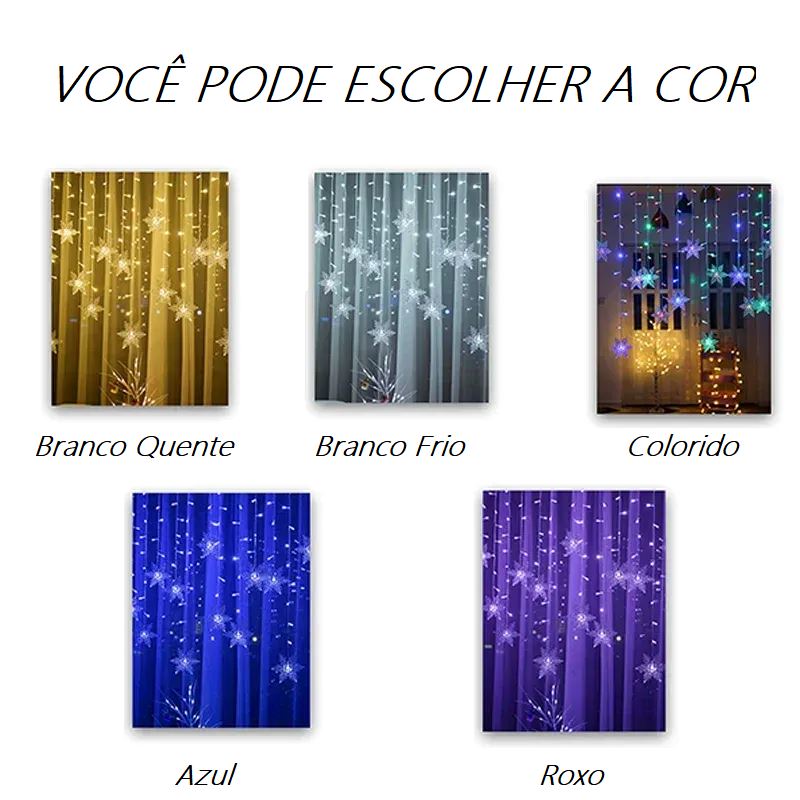 Decoração de Natal - Luzes de Fadas Natalina Natal 004 Loja da Dryka 