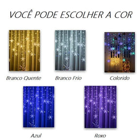Decoração de Natal - Luzes de Fadas Natalina Natal 004 Loja da Dryka 