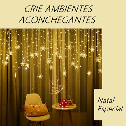 Decoração de Natal - Luzes de Fadas Natalina Natal 004 Loja da Dryka 
