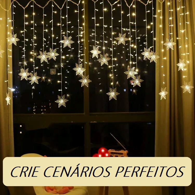 Decoração de Natal - Luzes de Fadas Natalina Natal 004 Loja da Dryka 