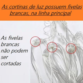 Decoração de Natal - Luzes de Fadas Natalina Natal 004 Loja da Dryka 