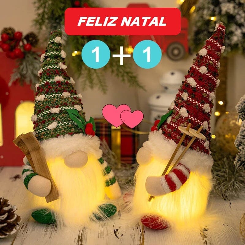 Decoração de Natal - Papai Noel Gnomos Natal 002 Loja da Dryka 